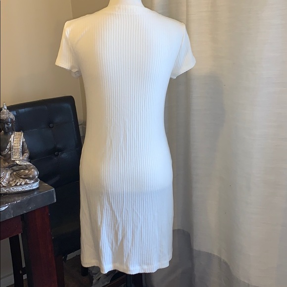 Reformation Ribbed Button Down Dress - Picture 4 of 4